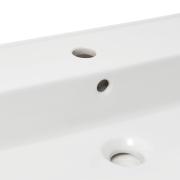 Umyvadlo SAT Infinitio 80,5x46,5 cm otvor pro baterii uprostřed SATINF8046. obr. 4 