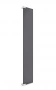 Otočná pantová zástěna 35x200cm SAT Walk-in (chrom, kouřové sklo)