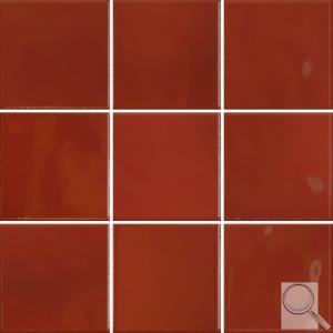 Obklady Vitra Retromix lava red červená