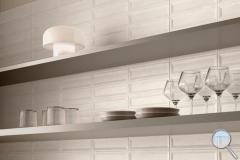 Obklady Ragno Hand pomice 3D form bílá -