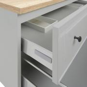 Koupelnová skříňka pod desku Naturel Forli 120x45x46 cm šedá mat FORLI120GMD. obr. 3 