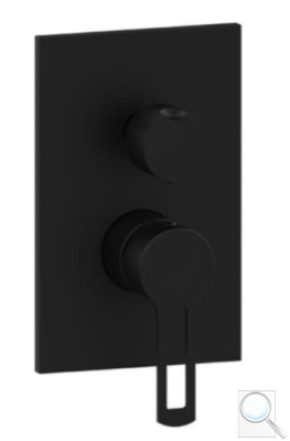 Vanová baterie Paffoni Ringo včetně podomítkového tělesa černá mat RIN019NO/M. obr. 1