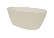 Volně stojící vana SAT Aula 160x78,7 cm litý mramor levá i pravá béžová SATAULA1600BE