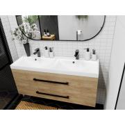 Umyvadlová baterie SAT Cube Way bez výpusti černá matná CU271MC. obr. 7&nbsp;