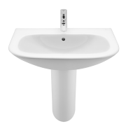 Umyvadlo Roca Nexo 55x44; 60x47,5; 68x50,5 cm otvor pro baterii uprostřed. obr. 2&nbsp;