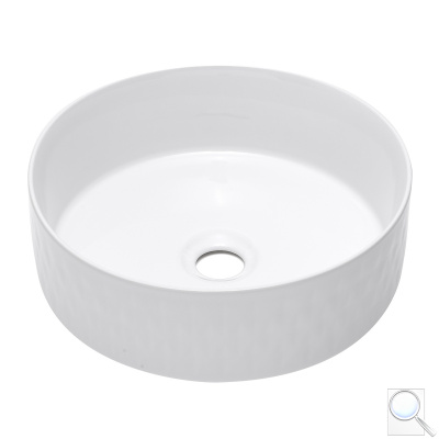 Umyvadlo na desku SAT Infinitio 36x36 cm bez otvoru pro baterii SATINF3636. 