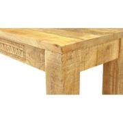 Lavice Manu 140x40 cm z mangového dřeva MANU-L140. &nbsp;(4)