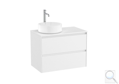 Koupelnová skříňka pod umyvadlo Roca ONA 79,4x58,3x45,7 cm bílá mat ONADESK802ZBML. obr. 1