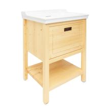 Koupelnová skříňka s umyvadlem Naturel Country 65x85x53 cm přírodní COUNTRY65ZNA