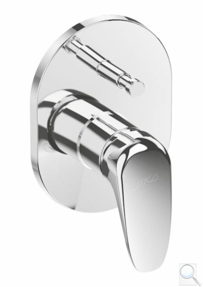 Vanová baterie Jika Deep včetně podomítkového tělesa chrom H3211U60040001. 
