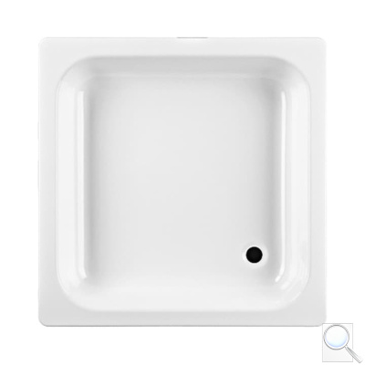Sprchová vanička čtvercová Jika Sofia 80x80 smaltovaná ocel. 