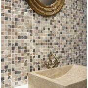 Skleněná mozaika Mosavit Galaxy antracita béžová. GALAXYAN