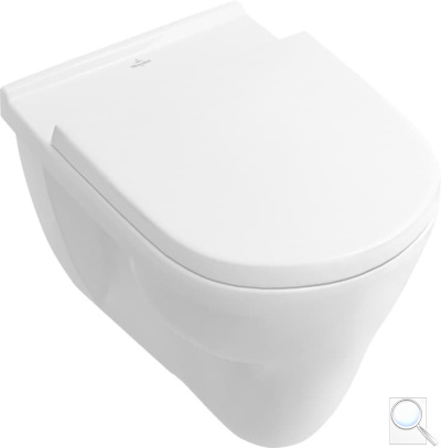 WC závěsné Villeroy & Boch O.Novo 56x36 cm alpská bílá 56621001. obr. 1