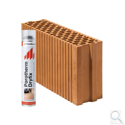 Cihla Porotherm 14 Profi Dryfix - Broušená. obr. 1