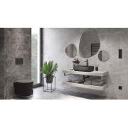 Umyvadlo na desku SAT Infinitio 50x39 cm černá mat bez přepadu SATINF5039BKM. obr. 6