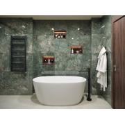 Volně stojící vana SAT Aula 160x78,7 cm litý mramor levá i pravá SATAULA1600. &nbsp;(8)