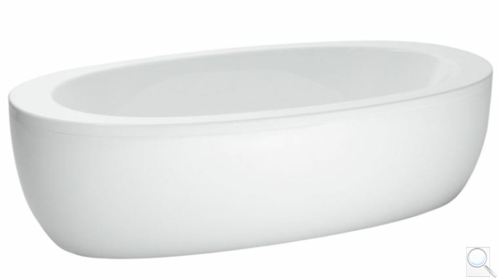 Volně stojící vana Laufen Ilbagnoalessi 204x102 cm akrylát H2419700000001. obr. 1