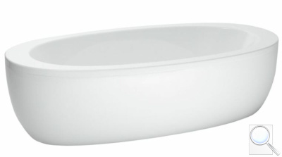 Volně stojící vana Laufen Alessi One 204x102 cm akrylát H2419700000001. obr. 1
