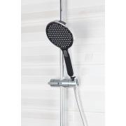 Sprchový systém SAT na stěnu s termostatickou baterií černá/chrom SATSSTPBCHC. obr. 3&nbsp;