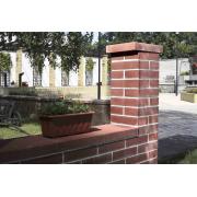 Betonové tvarovky. standard, standard ostařený červená