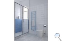 Koupelna Purista - SIKO-koupelna-Purista-minimalismus-v-bile-a-modre-003
