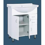 Koupelnová skříňka s umyvadlem Keramia Pro 70,5x50,5 cm bílá PRO70DV. obr. 2&nbsp;