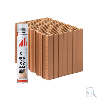 Cihla Porotherm 38 EKO+ Profi Dryfix - Tepelněizolační broušená. obr. 1