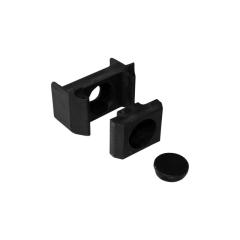 Příchytka pro PILOFOR® – ST na sloupek 60 × 40 mm, PVC - černá