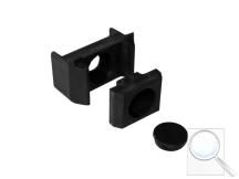 Příchytka pro PILOFOR® – ST na sloupek 60 × 40 mm, PVC - černá