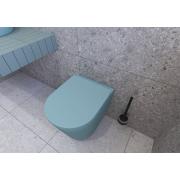 WC se sedátkem softclose závěsné SAT Infinitio zelená mat zadní odpad SATINF010RREXPLGEM.  (10)