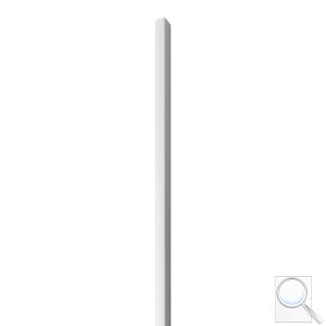 Obkladová Lamela Fineza Spline white 275 x 2,8 cm bílá
