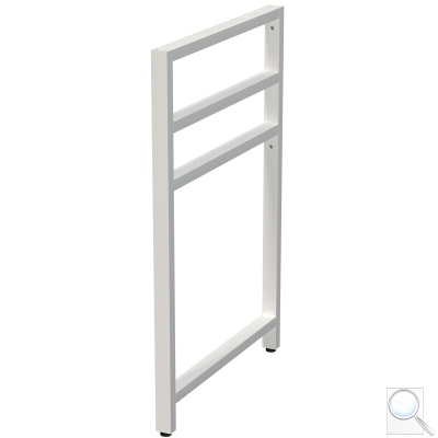 Noha pod desku Naturel Dolce 45x68x3 cm bílá mat NOHAH45BM. obr. 1