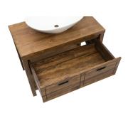 Koupelnová skříňka pod umyvadlo Naturel Country 90x72,5x51 cm palisandr COUNTRY90ZBUMPA. obr. 3 