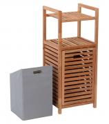 Koš na prádlo Naturel Home 35,5x95x39,5 cm ořech mat HOMEKOS2 (obr. 4)