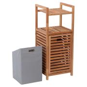 Koš na prádlo Naturel Home 35,5x95x39,5 cm ořech mat HOMEKOS2. obr. 4