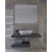 Umyvadlo na desku SAT Meda 56x37 cm bez otvoru pro baterii bílá SATME5637. obr. 5 