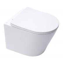 WC se sedátkem softclose závěsné SAT Infinitio bílá mat zadní odpad SATINF010RREXPWM