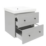 Koupelnová skříňka s umyvadlem Naturel Forli 80x45x46 cm šedá mat FORLI80GMUVER. obr. 3