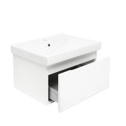 Koupelnová skříňka s umyvadlem SAT Evolution 58x30x44,8 cm bílá mat SATEVO60WMU1. obr. 2 