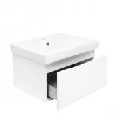 Koupelnová skříňka s umyvadlem SAT Evolution 58x30x44,8 cm bílá mat SATEVO60WMU1 (obr. 2)
