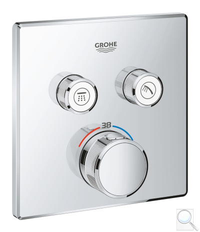 Termostat Grohe Smart Control s termostatickou baterií chrom 29124000. 