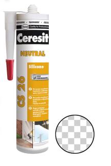 Silikon Ceresit CS 26 transparent 300 ml