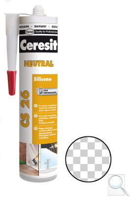 Silikon Ceresit CS 26 transparent 300 ml.