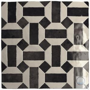 Dekor Equipe Artisan lunas b&w mix barev