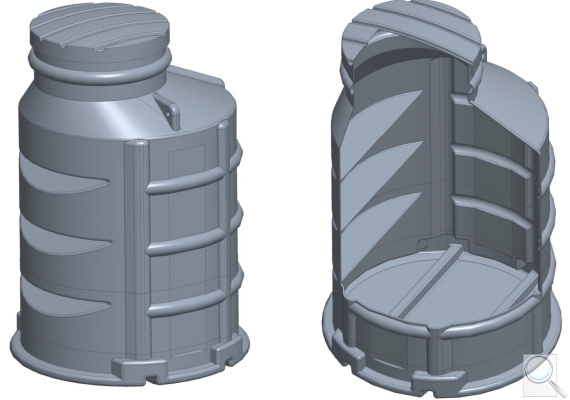 Vodoměrné šachty. obr. 1