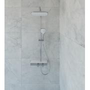 Sprchový systém SAT s termostatickou baterií bílá/chrom SATSSTHP. obr. 8