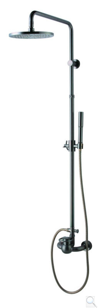 Sprchový systém WF Industrial s pákovou baterií olejem gumovaný bronz SIKOBWFSSS. 