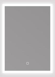 Zrcadlo se senzorem SAT Feel 50x70 cm bílá SATZFEELOBLED5070