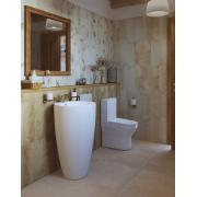 Volně stojící umyvadlo SAT Fusion 85x50 cm otvor pro baterii uprostřed SATFUS8550. obr. 6 