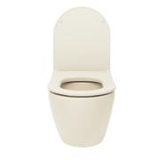 WC se sedátkem softclose závěsné VitrA S60 taupe mat zadní odpad 7510-020-6319. (5)